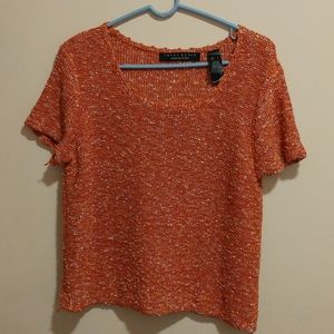 Crazy Horse Collection VTG Short Sleeve Sweater